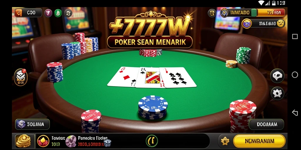 Tampilan gameplay seru dari 7777W yang penuh strategi.