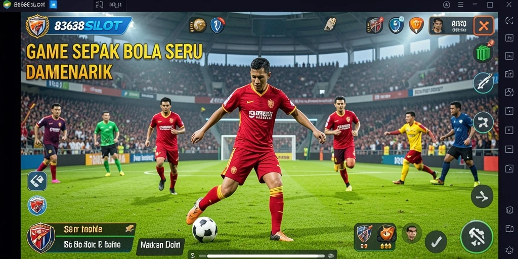 Tampilan menarik gameplay sepak bola di 8368SLOT.