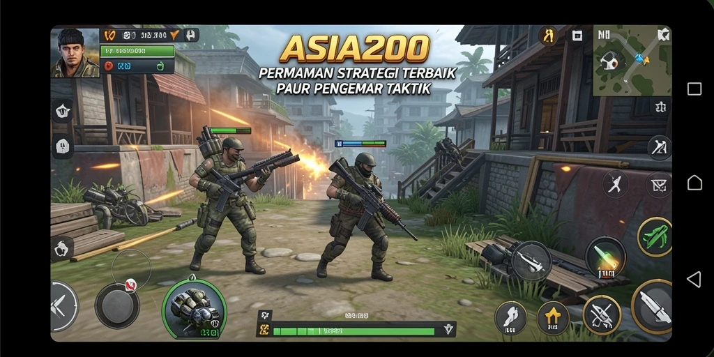 Tangkapan layar permainan ASIA200 menampilkan strategi mendalam dan aksi mendebarkan.