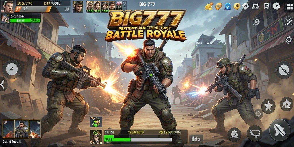 Gameplay mendebarkan Battle Royale di BIG777 dengan aksi intens.