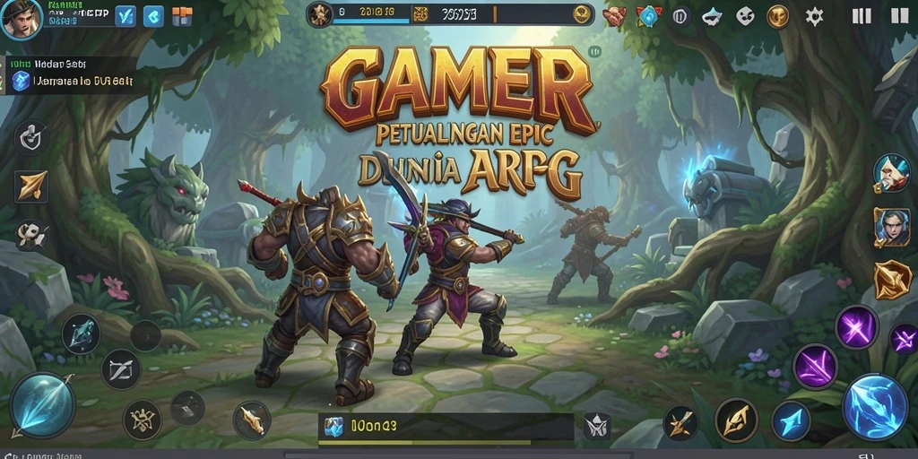 Tampilan gameplay ARPG dengan pertarungan yang mendebarkan dan grafik yang memikat.