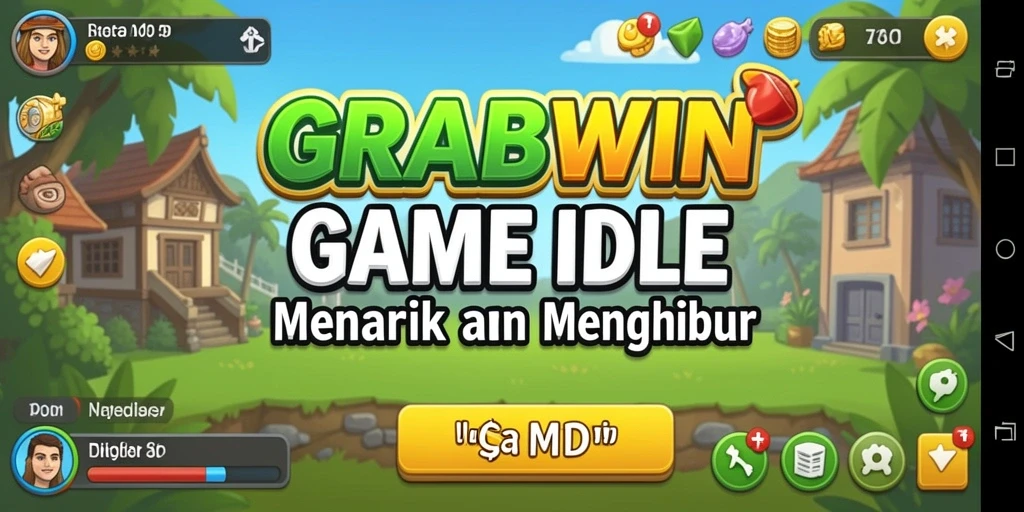 Tampilan gameplay <strong>GRABWIN</strong> yang mengasyikkan dan penuh warna.
