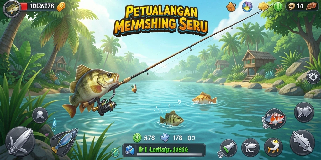 Tangkap ikan dengan penuh kegembiraan di ID678.