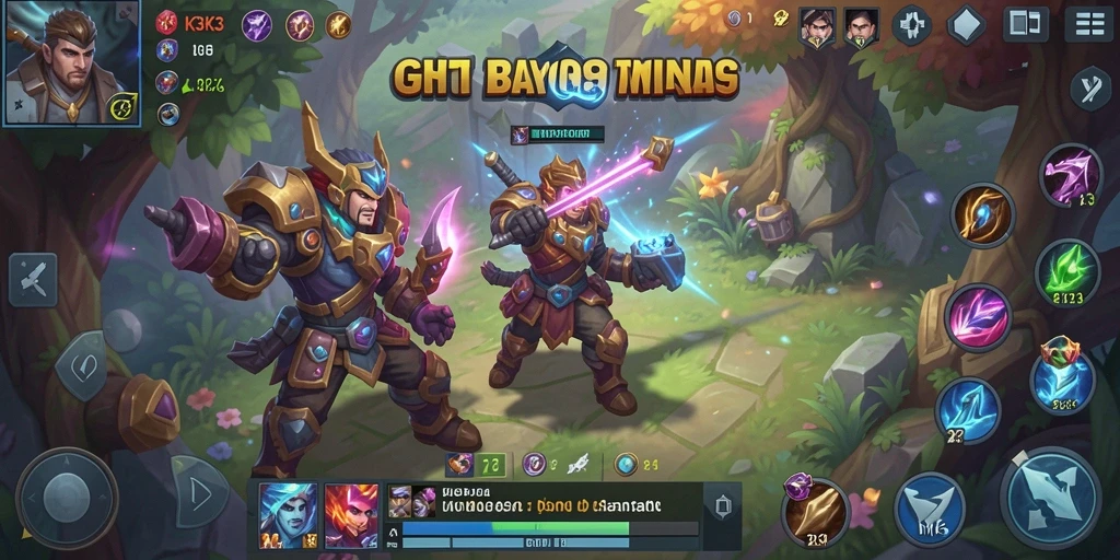 Tangkapan layar gameplay K3K3 dengan aksi pertempuran intens.