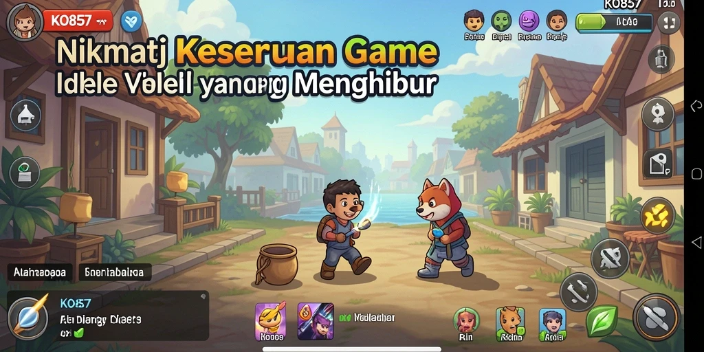 Tampilan gameplay KO857 yang seru dan interaktif.