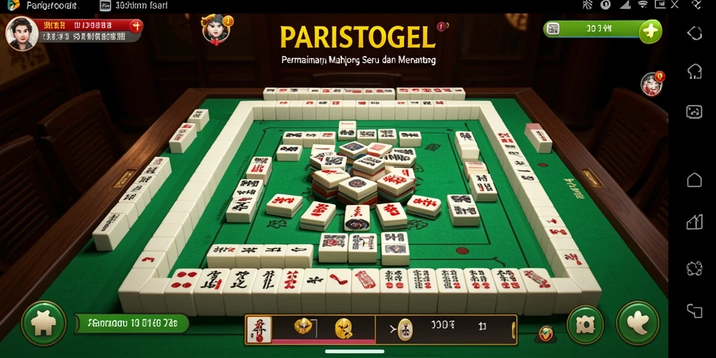 Tampilan gameplay seru dan menantang di PARISTOGEL.
