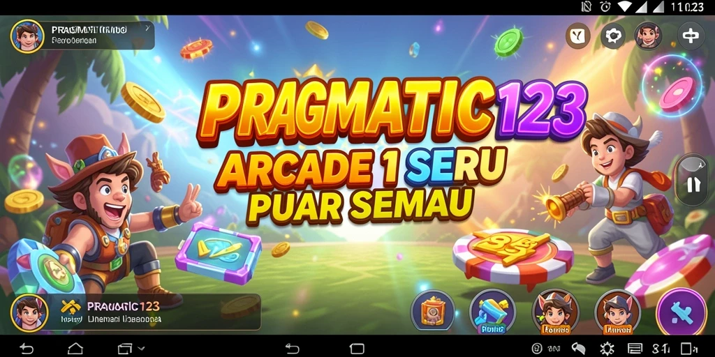 Screenshot PRAGMATIC123 menunjukkan aksi gameplay arcade yang seru.