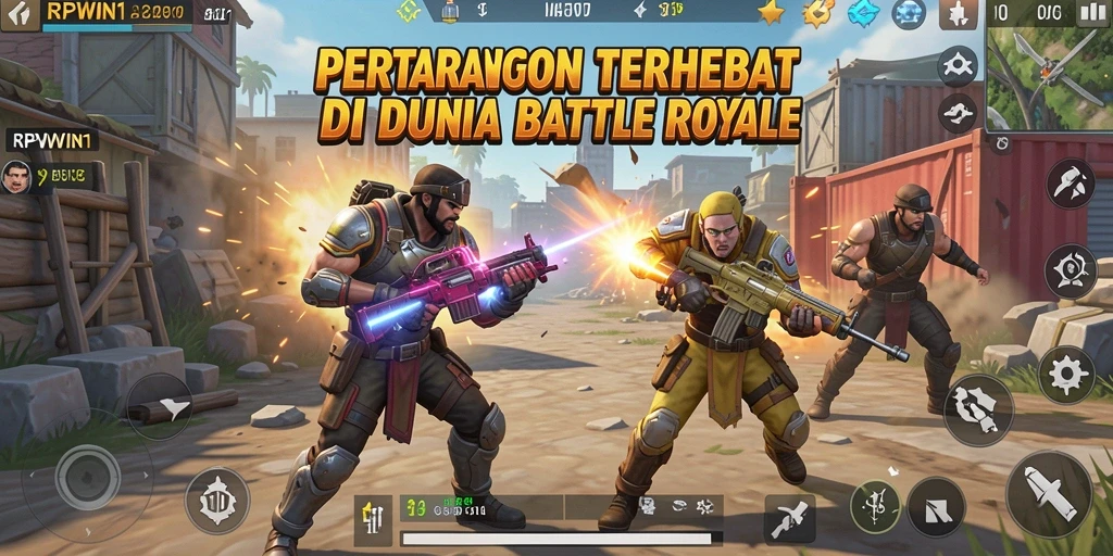 Tampilan gameplay RPWIN1 yang mendebarkan dan penuh aksi.