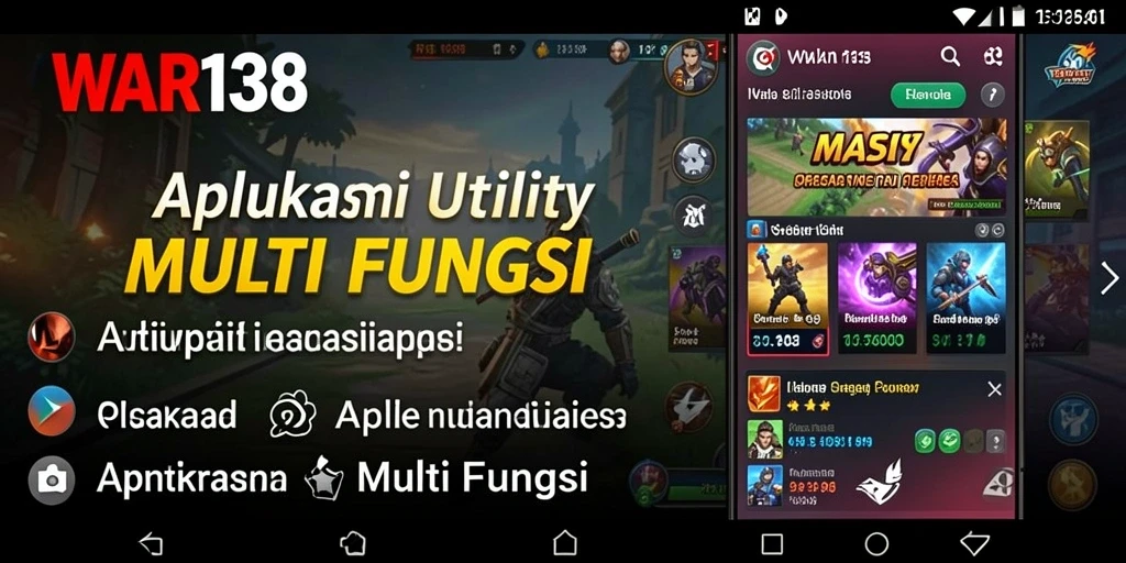 Screenshot aplikasi WAR138 yang menampilkan antarmuka mudah digunakan.
