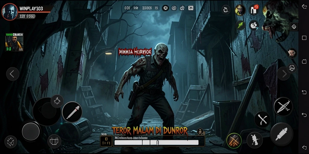 Tampilan gameplay <strong>WINPLAY303</strong> yang mencekam dan menegangkan.